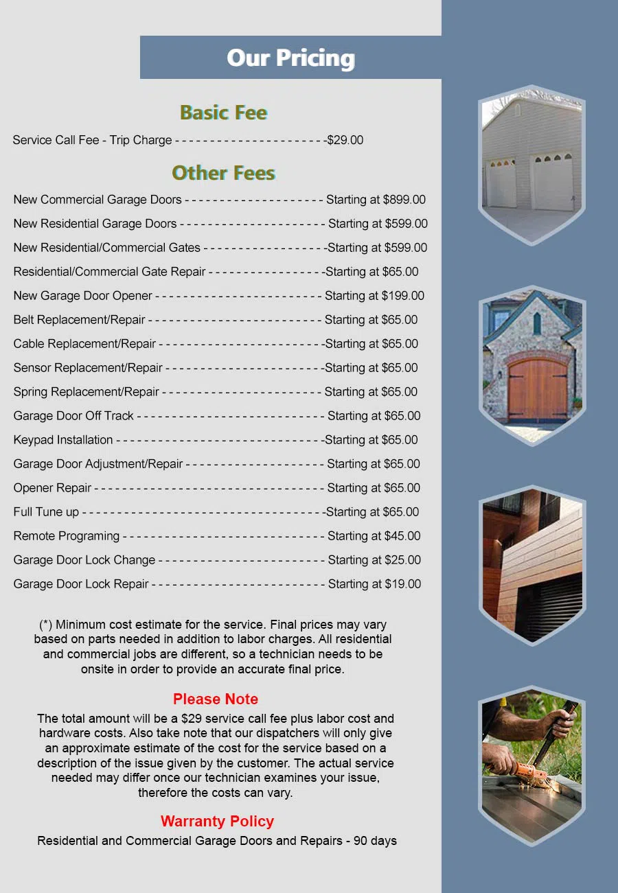 HighTech Garage Door Los Angeles, CA 323-553-0685